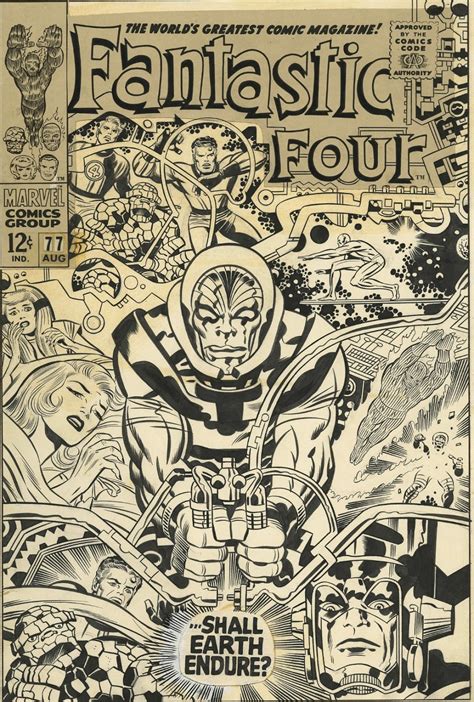 Capns Comics Fantastic Four 77 Cover By Jack Kirby