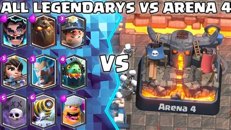 Its attack potential is good and defense potential is excellent. ALL Legendary Deck TROLLING Arena 4! - Clash Royale ...