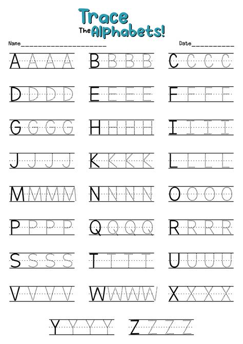 Free Printable Alphabet Handwriting Practice Sheets Vrogue