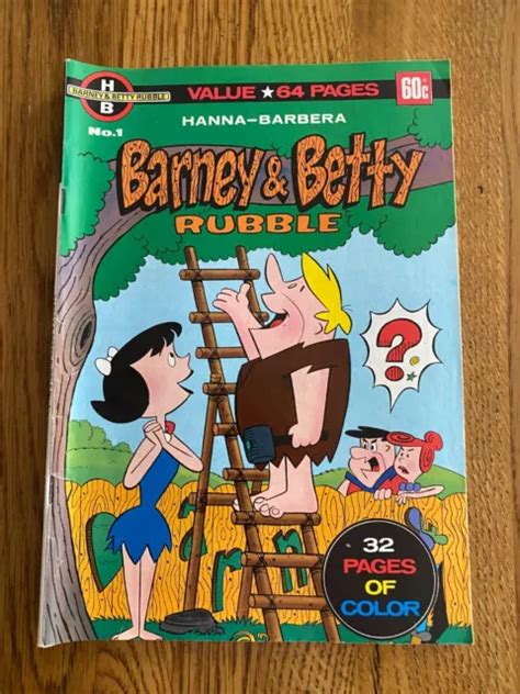 Barney And Betty Rubble 1 Hanna Barbera 1970s Murray Aussie Full