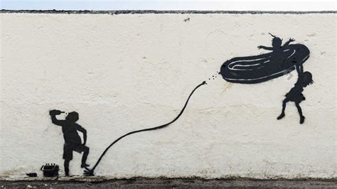 Great Yarmouth Council Removes Banksy Mural Over Trampoline Death Bbc