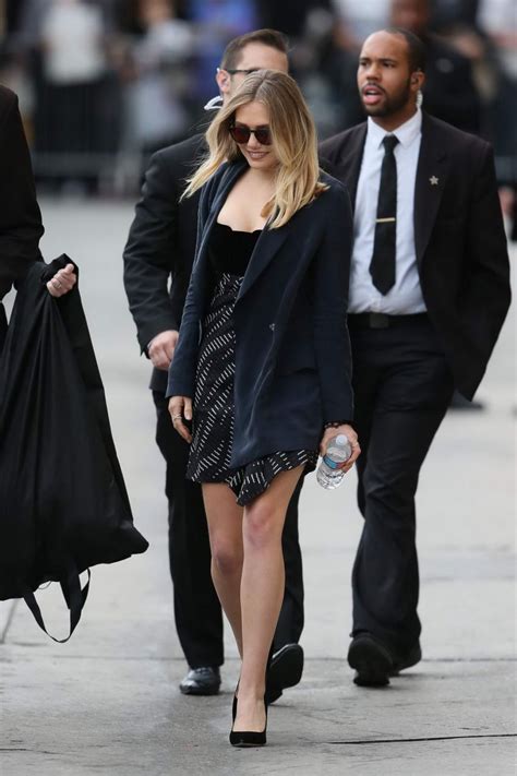Elizabeth Olsen Leaves Jimmy Kimmel Live In Los Angeles 03212016