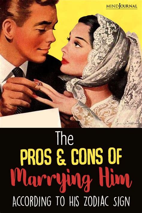 Practical Pros And Cons Of Marrying Him 12 Signs As Husband
