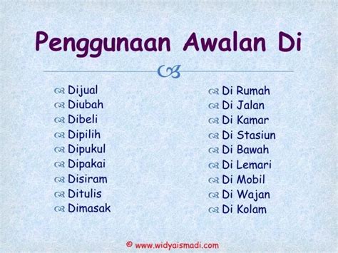 10 Jenis Kata Dalam Bahasa Indonesia Viral Update