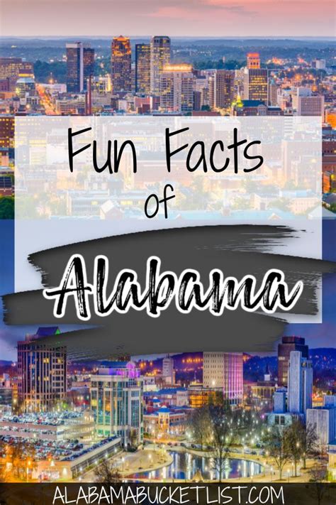 Alabama Fun Facts To Know Before You Go Alabama Bucket List Usa