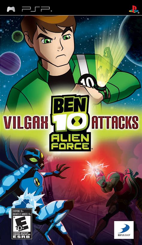 One kid, all kinds of hero. Ben 10: Alien Force: Vilgax Attacks PSP Game
