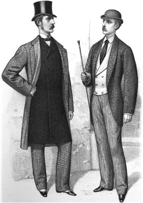 Late 1800s Fashion 19 Century Fashion Men Victorian Mens Fashion