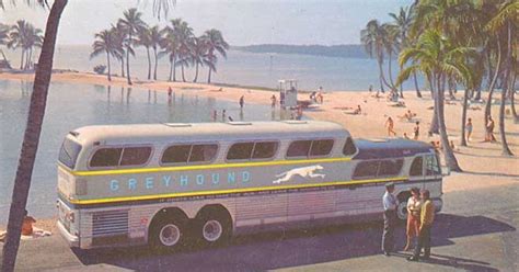 Postcard Gems The Greyhound Super Scenicruiser Bus