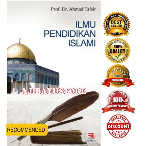 Jual Buku Ilmu Pendidikan Islam Ilmu Pendidikan Islami Ahmad Tafsir