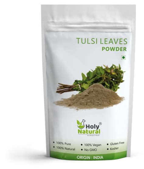 Holy Natural Tulsi Leaves Powder 100 Gm Buy Holy Natural Tulsi Leaves