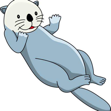 Download High Quality Otter Clipart Swimming Transparent Png Images