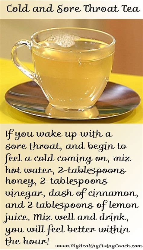 With honey as a potential remedy to a sore throat, soreness of the throat almost feels like fun because it is an excellent excuse for indulgence in raw and golden honey. Cold and Sore Throat Tea | Natural Remedies | Pinterest ...