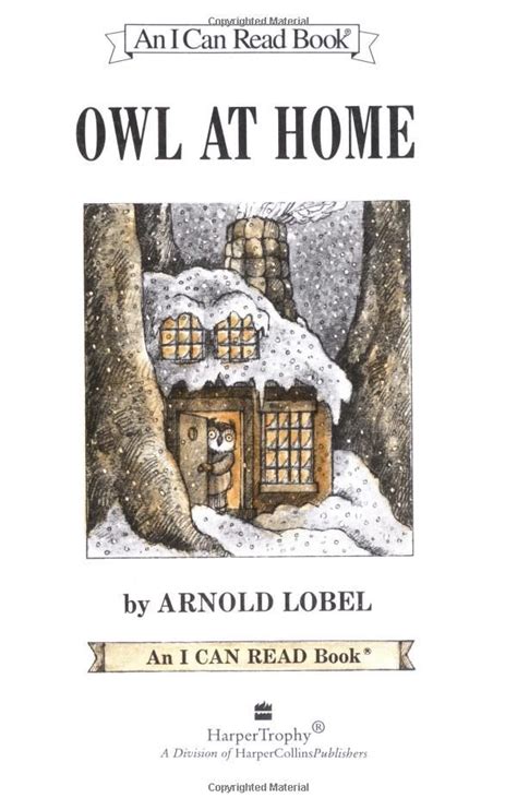The main characters of owl at home novel are john, emma. Owl at Home (I Can Read Level 2): Arnold Lobel ...