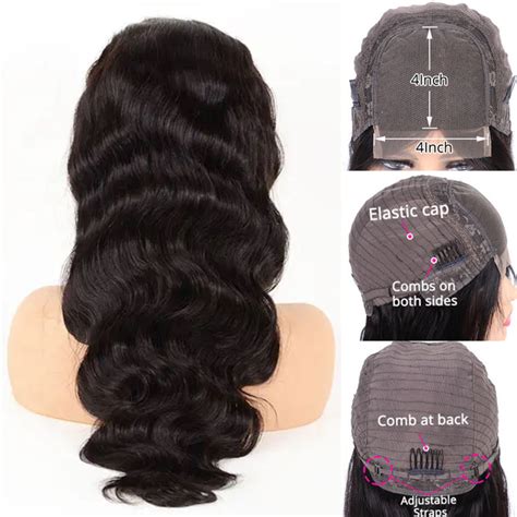 Pre Made 4x4 Closure Body Wave Wig Allure Hair Couture
