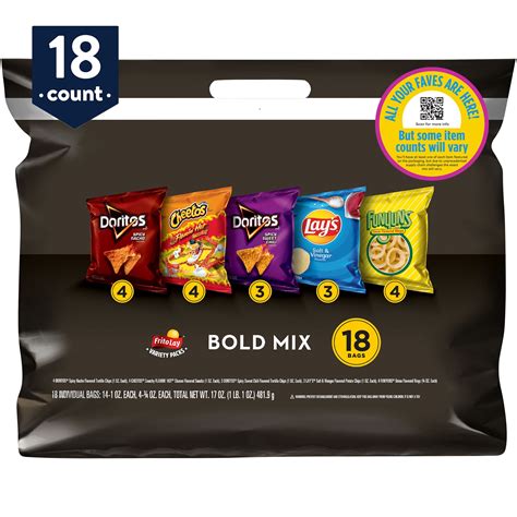 Frito Lay Classic Mix Snacks Variety Pack 28 Count