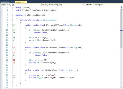 Live Unit Testing Visual Studio Windows Microsoft Learn
