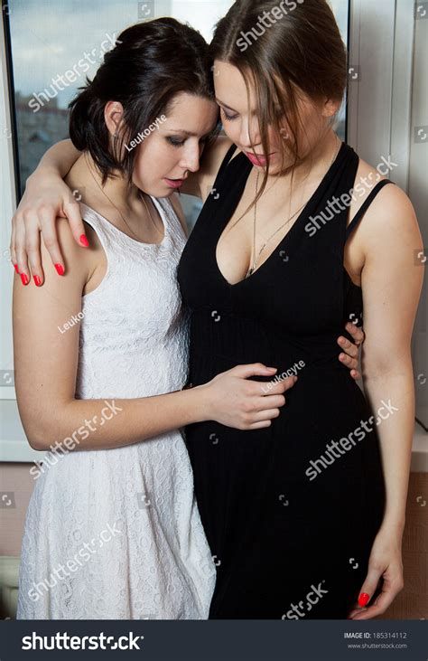 Two Sexy Women Hugging Stock Photo 185314112 Shutterstock