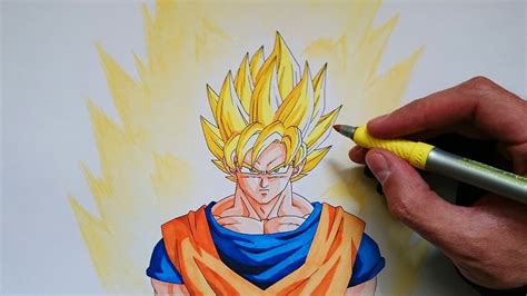 C Mo Dibujar A Gok En Ssj Paso A Paso Muy F Cil Dibuja F Cil