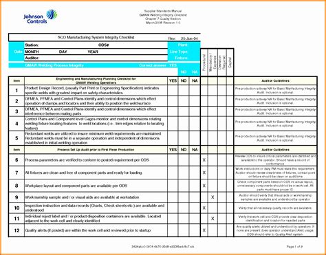 10 Quality Control Plan Template Excel Excel Templates Excel Templates