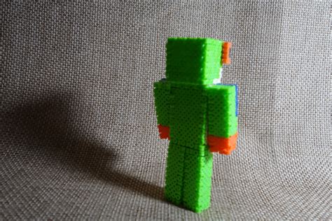 My 3d Perler Bead Minecraft Skin Diy