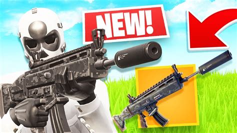 New Suppressed Assault Rifle Gameplay Fortnite Live Battle Royale