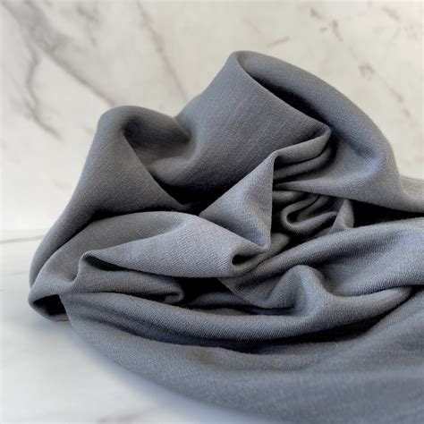 Merino Wool Fabric 225 Gsm Gray Mw001
