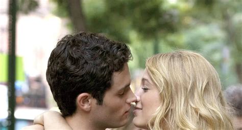 penn badgley says blake lively was his best and worst on screen kiss fame10