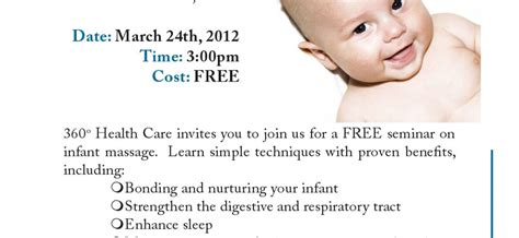 Infant Massage Seminar Dr Lisa Watson