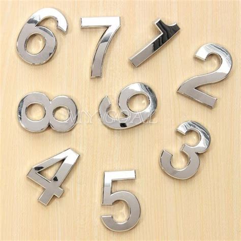 Mailbox Numbers Gold Gold Self Adhesive Mylar Mailbox Letters And