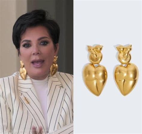 The Kardashians Season 3 Episode 6 Kris Gold Earrings Shop Your Tv