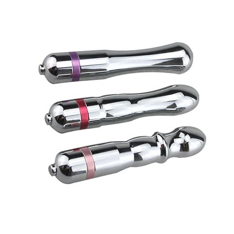 New Product Power Metal Sex Vibrator Stainless Steel Urethral Sound Vibrator Metal Bullet