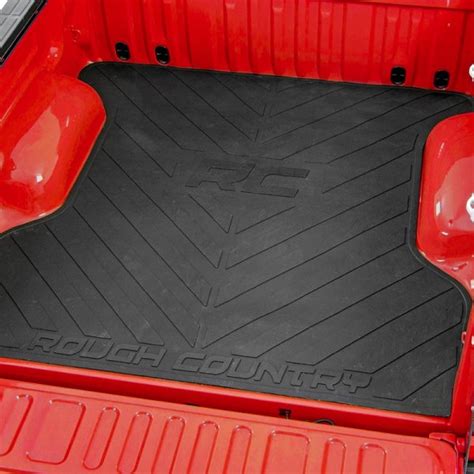 Rough Country® Dodge Ram 2021 Bed Mat With Rc Logos