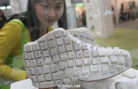 Qwerty Keyboard Shoes Geeky Footprints