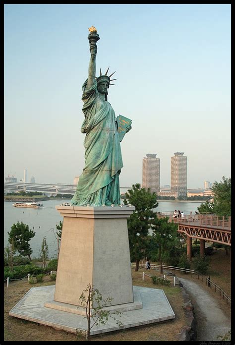 Japanese Liberty The Statue Of Liberty In Tokyo