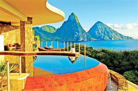 The Most Amazing Pools With Views In St Lucia Resorts Daily