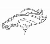 Broncos Coloring Denver Printable Nfl Library Clipart Sports Popular Line Sheets Coloringme Template sketch template