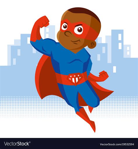 Superhero Babe Cartoon Character Royalty Free Vector Image