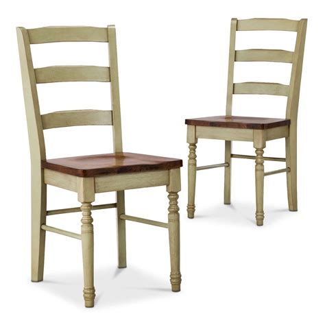 One colour for the top cabinets, an additional one for the lower cabinets, or a different colour for the cupboard doors. Mulberry Two Tone Distressed Dining Chair : Target ...