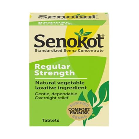 Senokot Regular Strength Constipation Relief Tablet 20 Dock Pharmacy