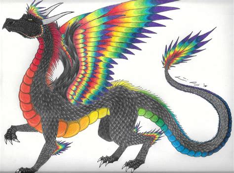 Rainbow Dragon By Raineyreaper On Deviantart