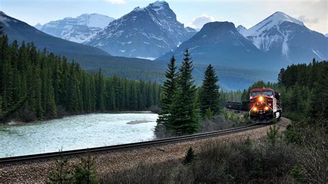 Banff Train Bing Wallpaper Download