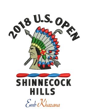 2019 us open pebble beach golf hat/cap. 2018 US Open Golf logo Embroidery Design