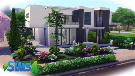 Maison Moderne Stop Motion Speed Build No Cc The Sims 4 Youtube
