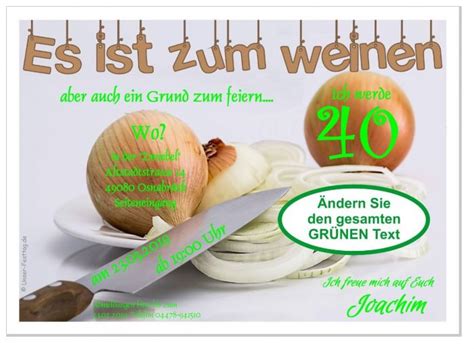Check it out for yourself! Einladungskarten Geburtstag Party Feier Fest runder 40 50 60 witzig originell | eBay