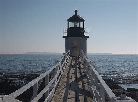 Marshall Point Lighthouse Sky Maine Ocean Hd Wallpaper Peakpx