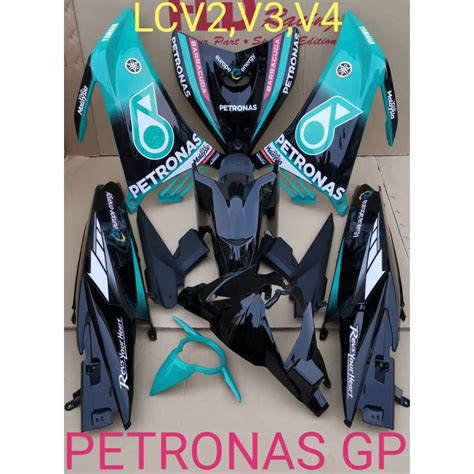 Lc135 v1 tiada rantai cover. Coverset Cover SET LC135 NEW V2 V3 V4 V5 airbrush sticker ...