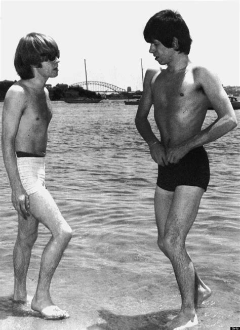 Male Celebrities Who Dared To Bare Their Bikini Bottoms Keith Richards Rolling Stones