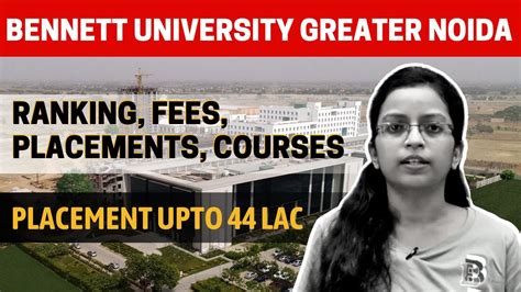 Bennett University Greater Noida Ranking Fees Placements Courses