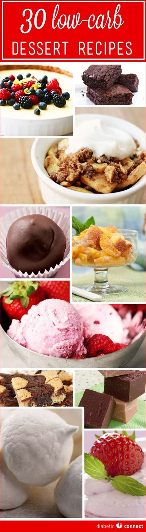 We've got you covered with 30 recipes, and counting! 30 Low-Carb Dessert Recipes from DiabeticConnect.com. Easy-to-make sweet treats for your next ...