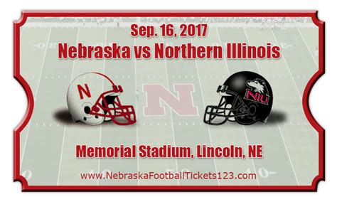 Nebraska cornhuskers womens volleyball tickets are on sale now at stubhub. Nebraska Cornhuskers vs Northern Illinois Huskies Football Tickets | Sep. 16, 2017
